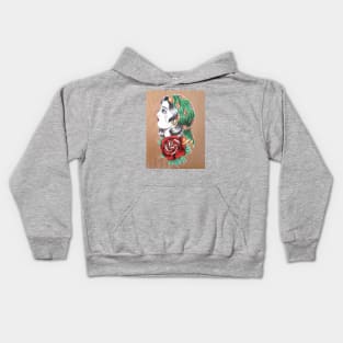 Gypsy Girl Tattoo Design Kids Hoodie